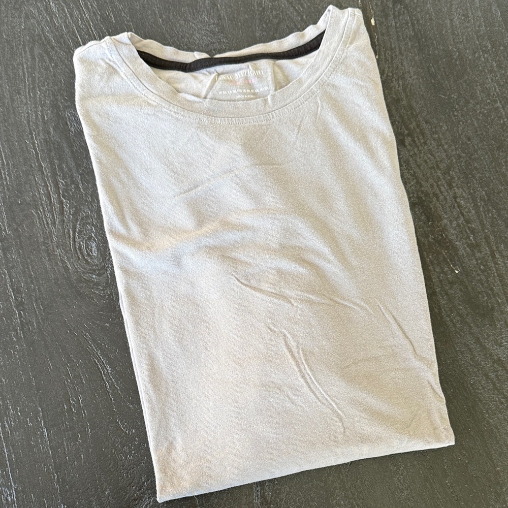 Isaac Mizrahi Light Gray Short Sleeve Tee
